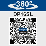 Scheppach Tischbohrmaschine DP16SL mit 360°-Drehung und 13-mm-Bohrfutter