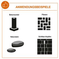 Der Elektro-Abbruchhammer IX-DB1500 IXES eignet sich für Betonsockel, Fliesen, Naturstein und zum Schlitze klopfen.