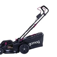 Akku-Rasenmäher GO-RSM430BL gomag von Scheppach, seitliche Ansicht.