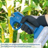 Robuster Kunststoffgriff mit robustem und widerstandsfähigem Design für präzise Handhabung, leichtes Gewicht und kompaktes Design.