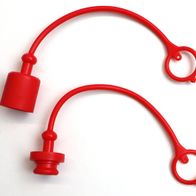 Hydraulikschnellkupplungs-Schutzkappe mit Abdeckhülse und Halterung