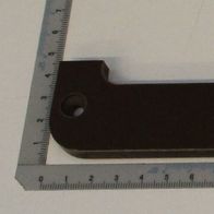 Tischeinlage für Vorritzer 8x40x555, Ansicht von der Seite mit Maßstab zur Größenveranschaulichung.