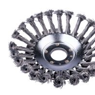 Drahtbürste Freischneider Scheppach (DIY), Ansicht von vorne.