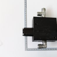 Steuerventil mit Anschlussstutzen und Halterung für Scheppach-Produkte