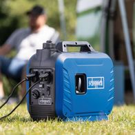Scheppach Inverter-Stromerzeuger SG2500i mit AC- und USB-Ausgängen, inkl. Stecker für Haushaltsgeräte