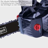 Robuster Krallenanschlag für Sägewerkzeug, schützt Schnittgut beim Abrutschen