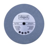 Scheppach-Wetschleifscheibe mit technischen Daten: Ø 200 x 40 mm, max. 150 min⁻¹, 1,6 m/s