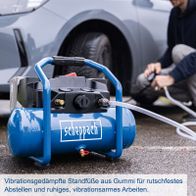 Vibrationsdämpfende Gummi-Standfüße für stabileres Abstellen und vibrationsarmes Arbeiten