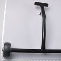 Scheppach-Fahrvorrichtung mit Lenkarm und Rädern für Maschinen