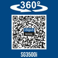 360°-Drehfunktion für einfache Bedienung; Scheppach-Generator SG3500i für Deutschland