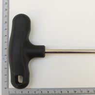 Ein Sechskantsteckschlüssel mit Quergriff von Scheppach, gezeigt von der Seite auf weißem Hintergrund.