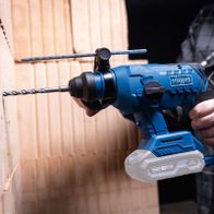 Scheppach Akku-Bohrhammer mit 20V-Lithium-Ionen-Akku, Brushless-Technologie, Schlagzahl 5500/min, Bohrbohrung 24 mm