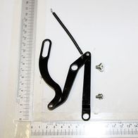 Schutzhaubengestänge kpl. mit zwei Schrauben, Ansicht von oben.