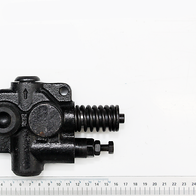 Scheppach-Steuerventil mit integriertem Messzylinder und Anschluss für M20x1,5