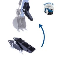 Scheppach-Baggerdaumen mit Armaufhängung und Scharniermechanismus für EXC815