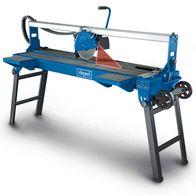 Scheppach-Fliesenschneidemaschine FS4700 mit 1200-Watt-Leistung und 1200x40-mm-Schneitzone, mit Bedienlehre und Antriebssystem