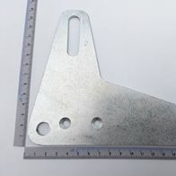 Scheppach-Schwenkblech mit Bohrungen und Halteöffnung für Montage