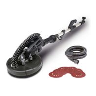 Scheppach Wand- und Deckenschleifgerät mit Schlauch, Adapter und Schleifscheiben für präzise Oberflächenbearbeitung