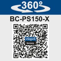 Scheppach Akku-Gehölzschneider mit 360°-Drehung, BC-PS150-X, inkl. Akku und Ladegerät