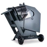 Wippsäge WOX D700 Gunmetal Edition von Scheppach. Inklusive Wippenverlängerung für längere Schnittlängen. 700mm HW-Sägeblatt. Schnitt-Ø 250mm. Schnittlänge 250-1500mm. 400V 7500W.