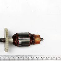 Scheppach-Ankermechanismus mit Zahnrad und Welle, Detailansicht
