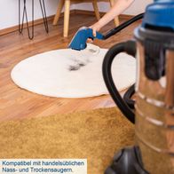 Scheppach Polsterreinigungsbürste PRB300 – Kompatibel mit handelsüblichen Nass- und Trockensaugern