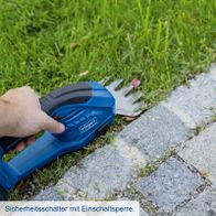 Sicherheitsschalter mit Einschaltsperre für Scheppach-Gras- und Strauchschere