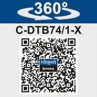 360°-Drehfunktion für präzise Werkzeugausrichtung im Werkzeugkoffer C-DTB74/1-X