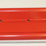 Seitenblech rechts - rot RAL3020, Ansicht von oben. Produktname: Seitenblech rechts - rot RAL3020.