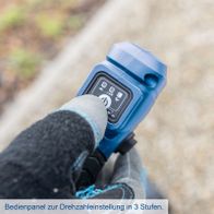 Drehzahlsteuerungspanel mit drei Stufen für Akku-Freischneider