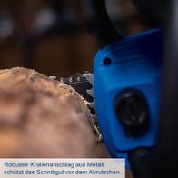 Robuster Metall-Krallenanschlag für den Schutz von Schnittgut beim Abrunden