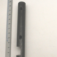 Gleitleiste Ø15x120 von Scheppach. Die Gleitleiste wird von der Seite gezeigt.