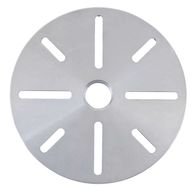 Scheppach Planscheibe mit Bohrungen für M33-Schrauben und Durchmessern für 3,5 mm