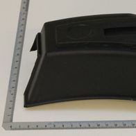 Zahnradschutz groß, Ansicht von oben, mit Maßstab zur Größenveranschaulichung.