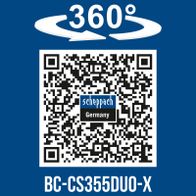 360°-Drehfunktion für präzise Einstellungen des Scheppach-Tools