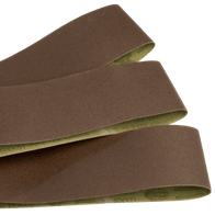 Scheppach Schleifband L 2000 x B 150 mm K 240, von der Seite gezeigt.