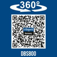 360°-Drehfunktion für präzises Arbeiten mit Scheppach-Tools (DBS800)