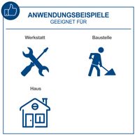 Anwendungsbeispiele für Werkstatt, Baustelle und Haushalt mit Scheppach-Tools