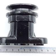 Messeraufnahme von Scheppach, gezeigt von oben auf weißem Hintergrund mit Maßstab.