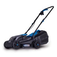 Der Akku-Rasenmäher BC-MP3P320-X von Scheppach hat eine Schnittbreite von 32 cm und ist ideal für Flächen bis 300 m². Er verfügt über einen 30-Liter-Fangkorb und einen brushless Motor.