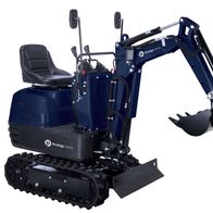 Scheppach Mini-Bagger mit Kettenfahrwerk und Schaufel, Modell 790162.