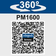 360°-Drehfunktion für präzises Arbeiten mit dem Scheppach-Handrührgerät PM1600
