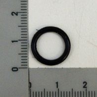 O-Ring mit Maßen 14/10 mm, 2 mm Dicke, auf Messskala
