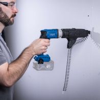 Scheppach-Seger mit integriertem Messer für präzise Messungen