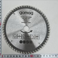 Scheppach-Kreissägeblatt mit Teilenummer 7901810609, Markierung für verschiedene Schneidstärken