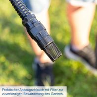 Filteransaugschlauch für zuverlässige Bewässerung des Gartens
