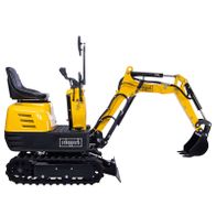 Scheppach Mini-Bagger SY-MB815 mit Sitz, Kettenantrieb und Schaufelgröße 290 mm