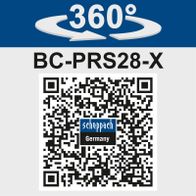 360°-Drehfunktion für präzise Werkzeughaltung bei Scheppach Akku-Astschere BC-PRS28-X