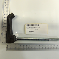 Klemmhebel montiert von Scheppach, Artikelnummer 72223300, gezeigt von der Seite.