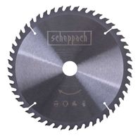 Scheppach Kreissägeblatt mit 48 Zähnen, Teilenummer 7901200726, Maximalgeschwindigkeit 5700 U/min, Ansicht von vorne.